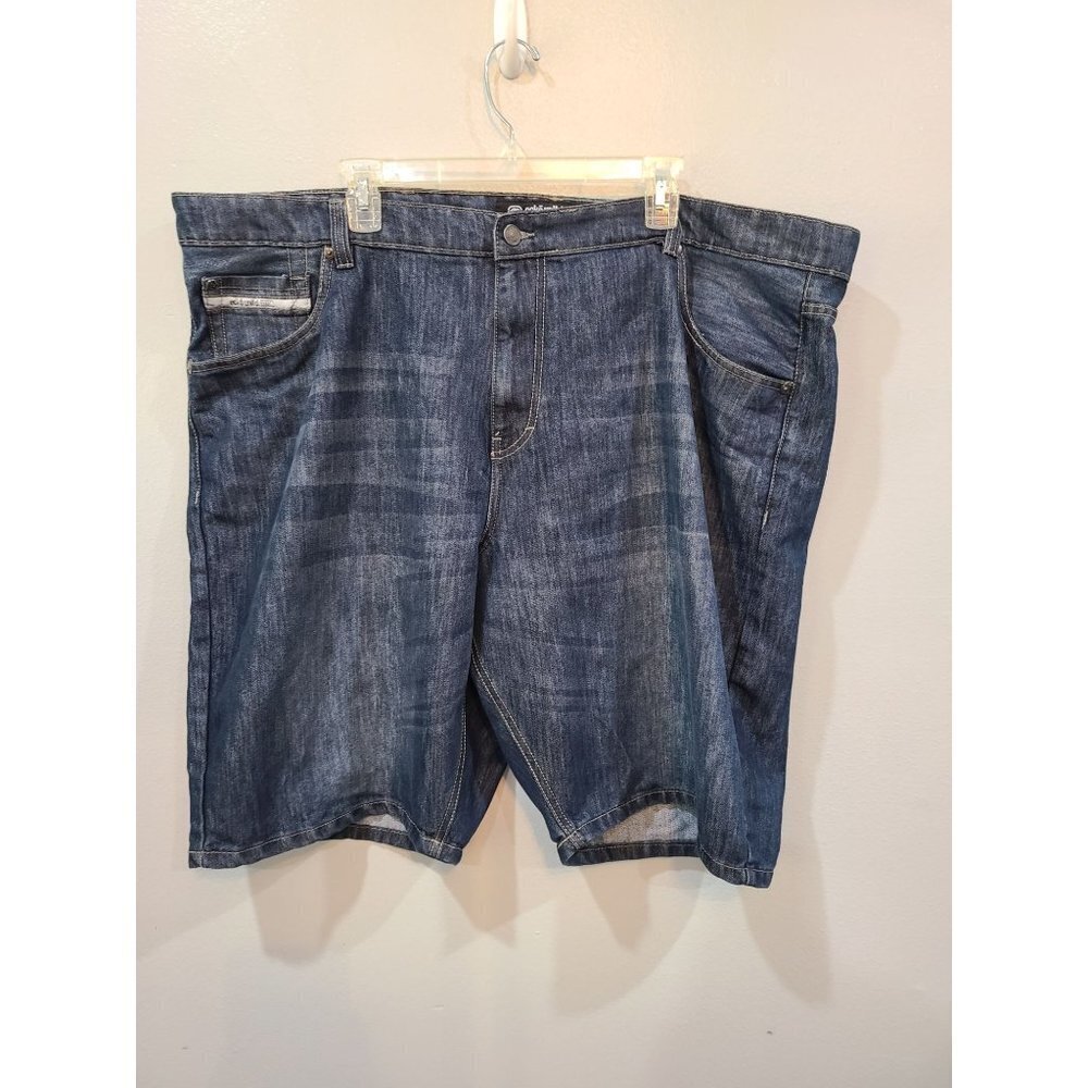 Ecko Unlimited Shorts Men's Size 46 Blue Jean Denim Dark Wash Streetwear Baggy